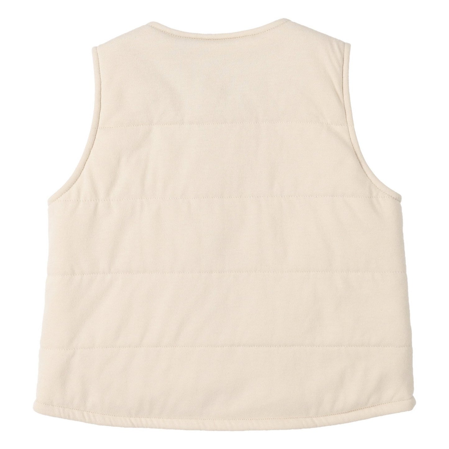 男童白色棉马甲