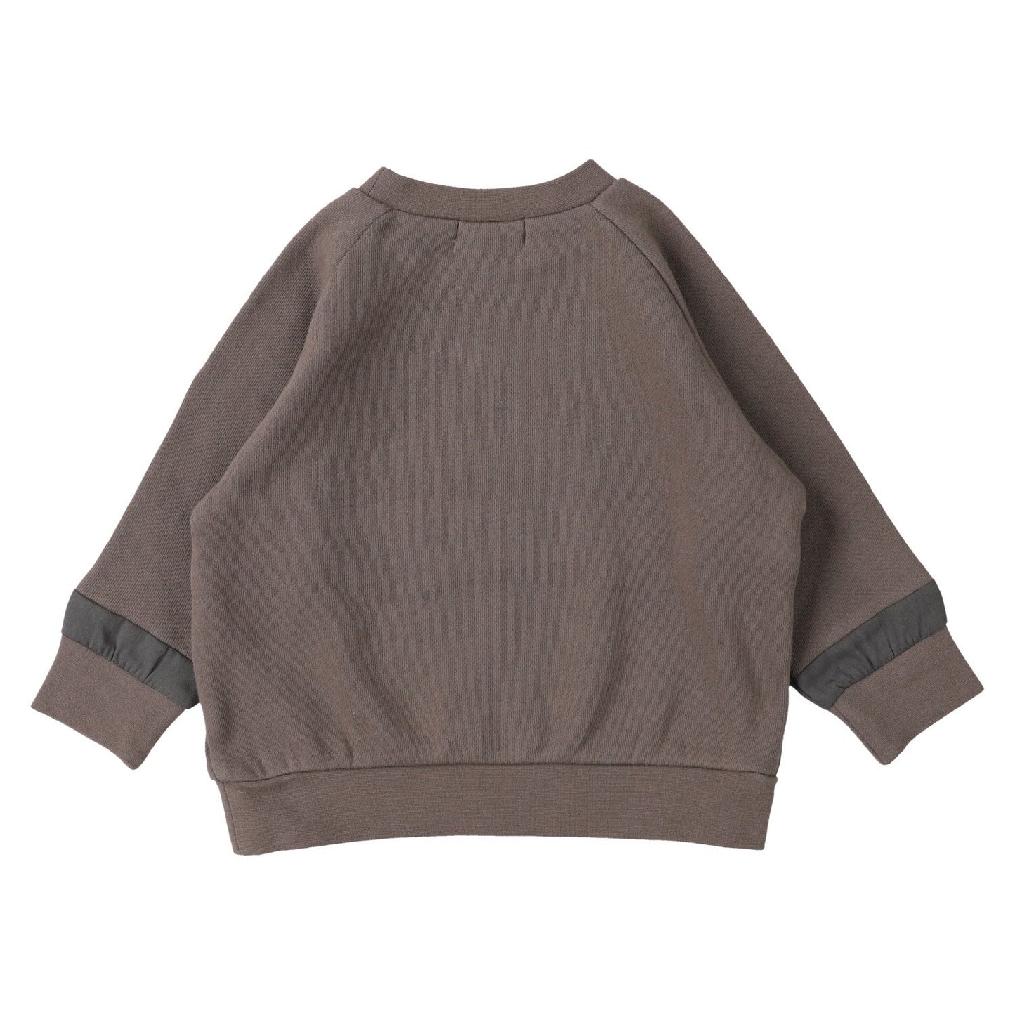 男童棕色棉卫衣