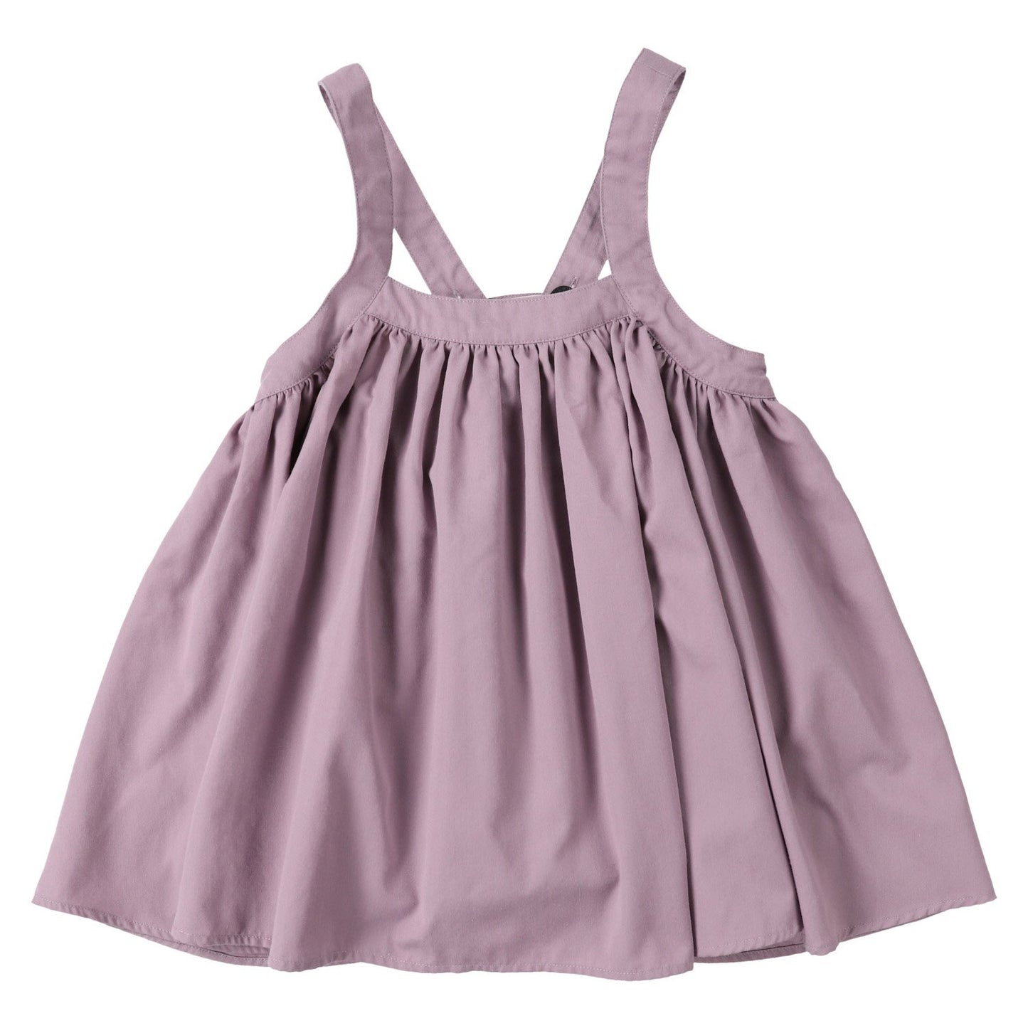 女童紫色吊带裙