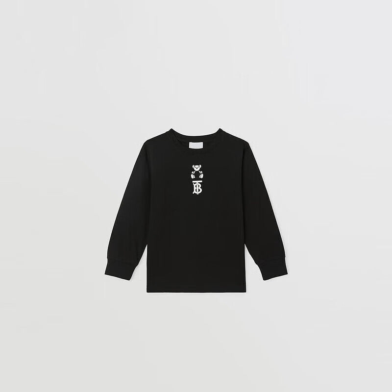 儿童黑色棉T恤