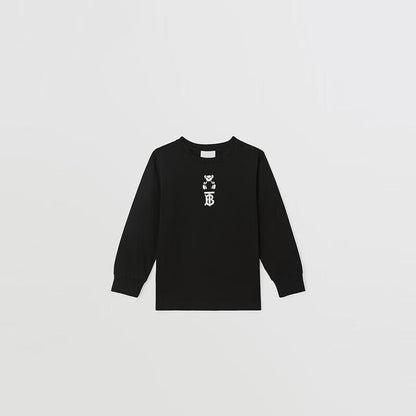 儿童黑色棉T恤