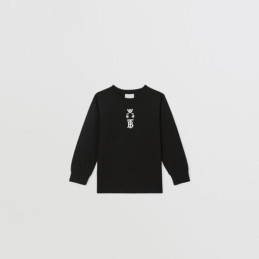 儿童黑色棉T恤