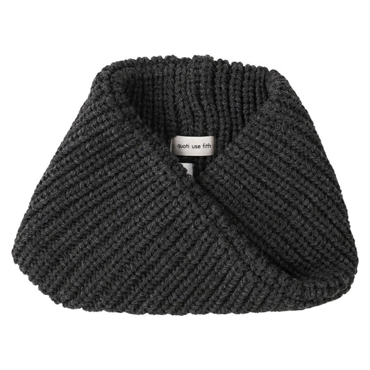 儿童深灰色围巾