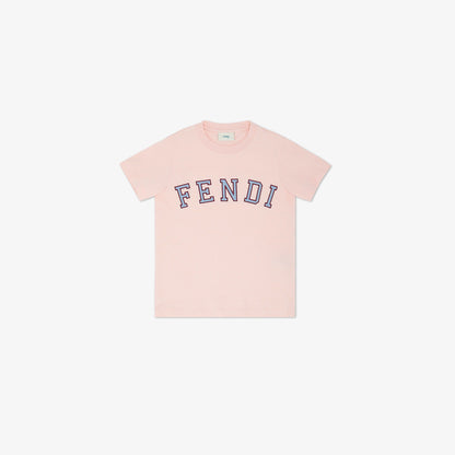 儿童粉色Logo T恤