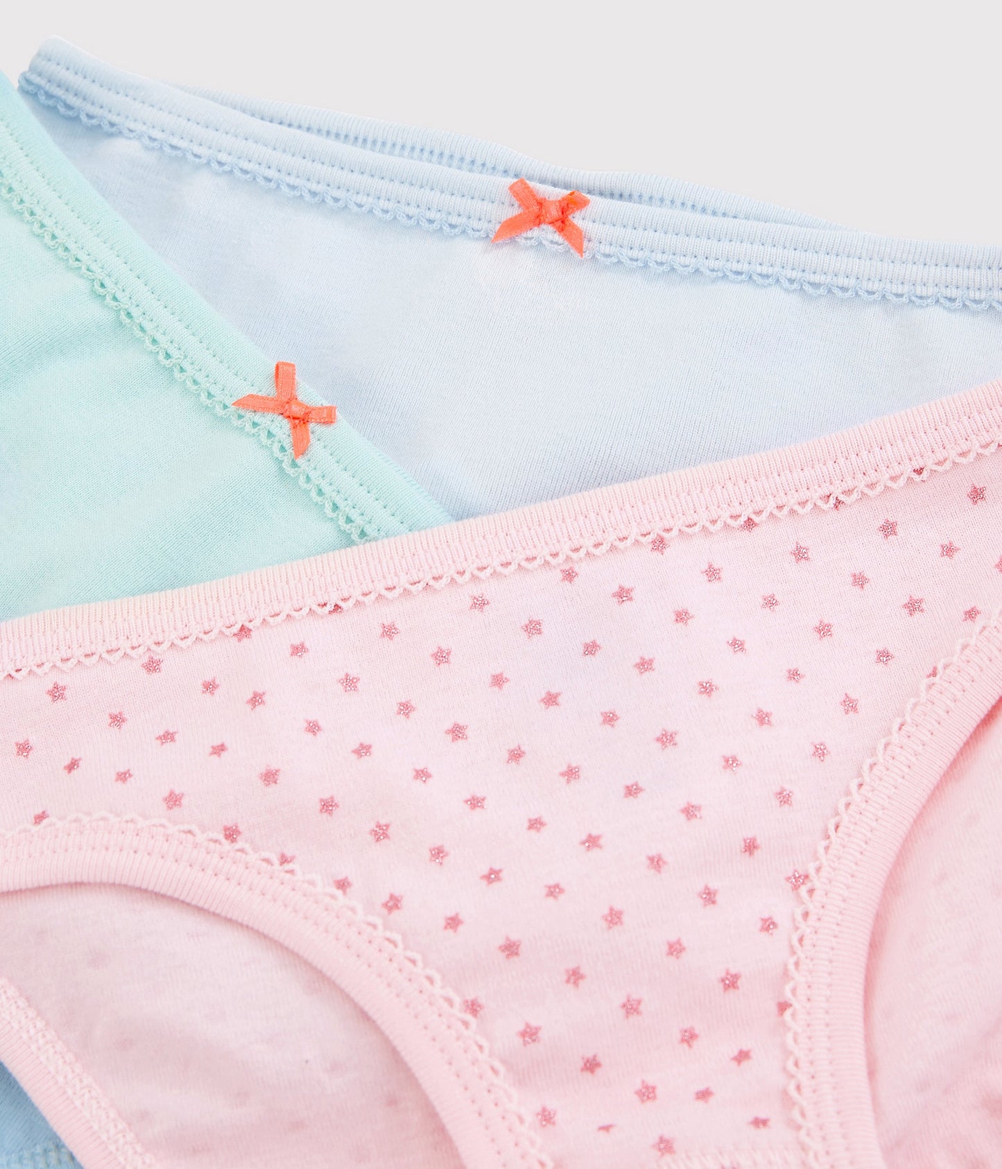 Girls Multicolor Cotton Underwear Set(3 Pack)
