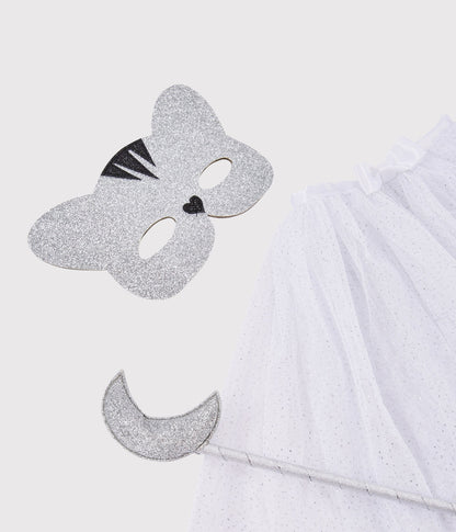 女童白色节日装扮服装