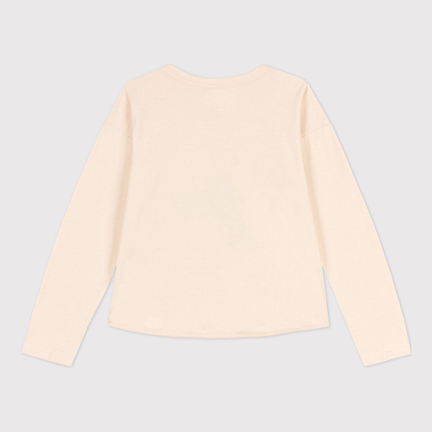 儿童白色印花棉T恤