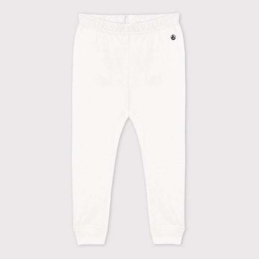 婴儿白色棉打底裤