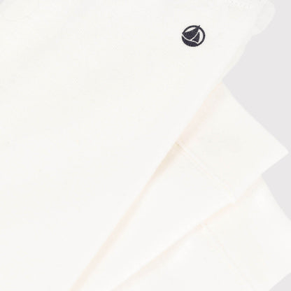 婴儿白色棉打底裤