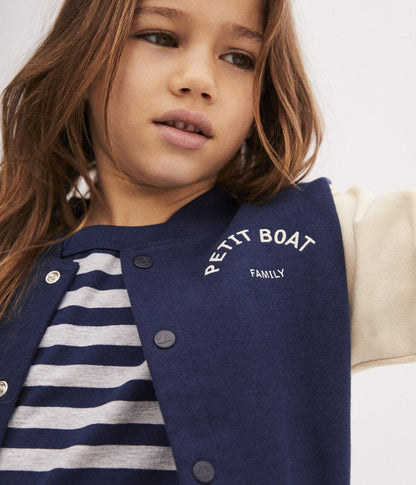 儿童藏青色夹克