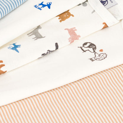 婴儿彩色棉连体衣套装(5件)