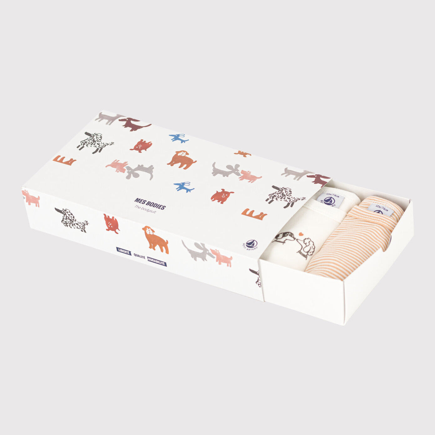 婴儿彩色棉连体衣套装(5件)