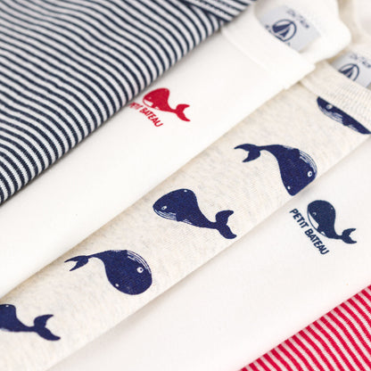 婴儿彩色棉连体衣套装(5件)