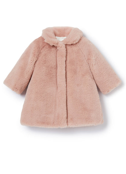 Baby Girls Powder Rose Coat
