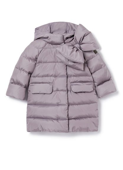 Girls Mauve Padded Down Coat