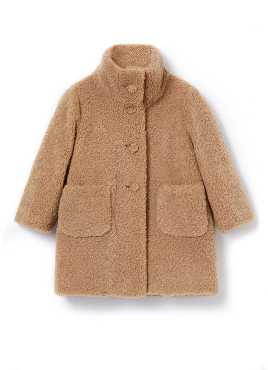Girls Bran Beige Coat