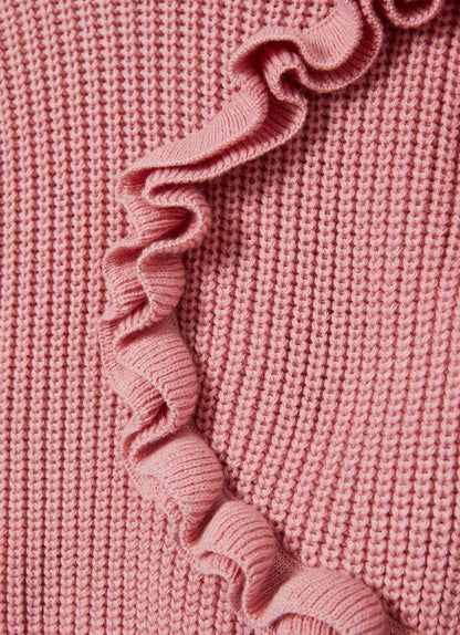 Girls Cameo Rose Cotton Sweater
