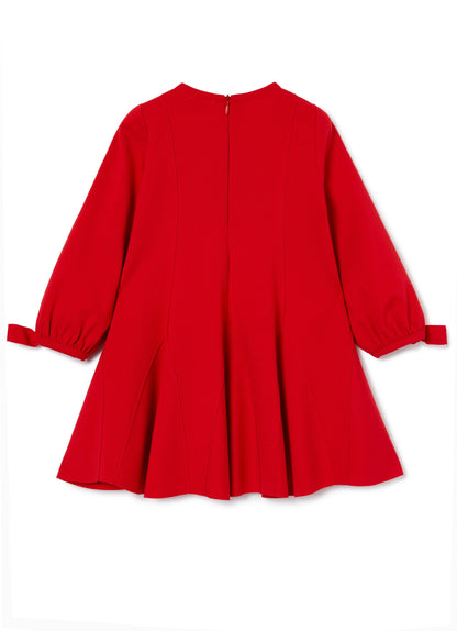 Girls Red Carnation Dress