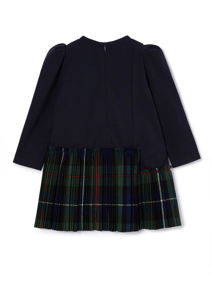 女童藏蓝色连衣裙