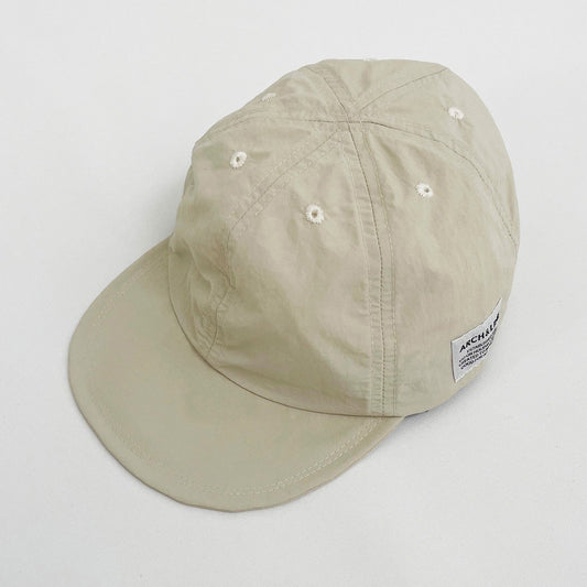 儿童米色防紫外线帽子