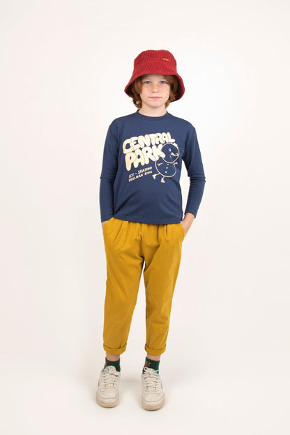 Boys & Girls Light Navy  CENTRAL PARK  Pima Cotton T-Shirt