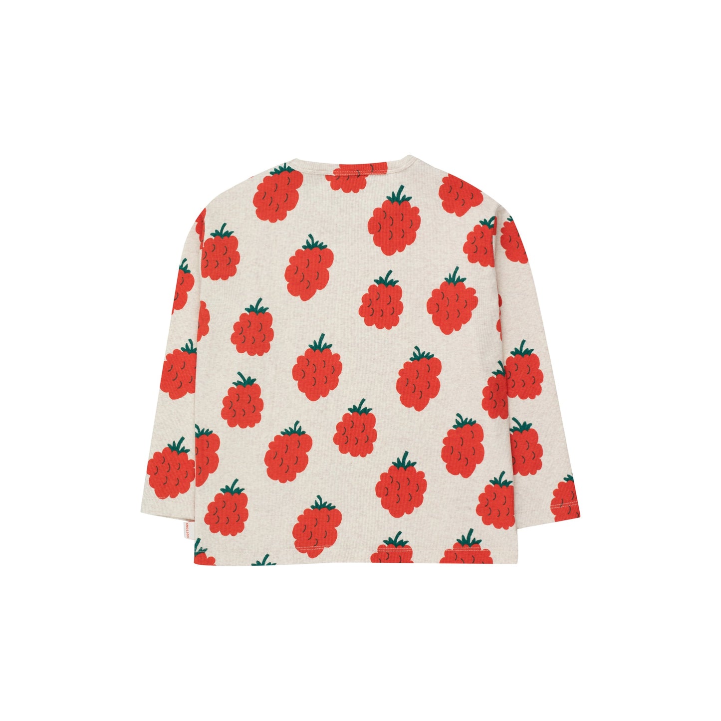 儿童白色印花棉T恤