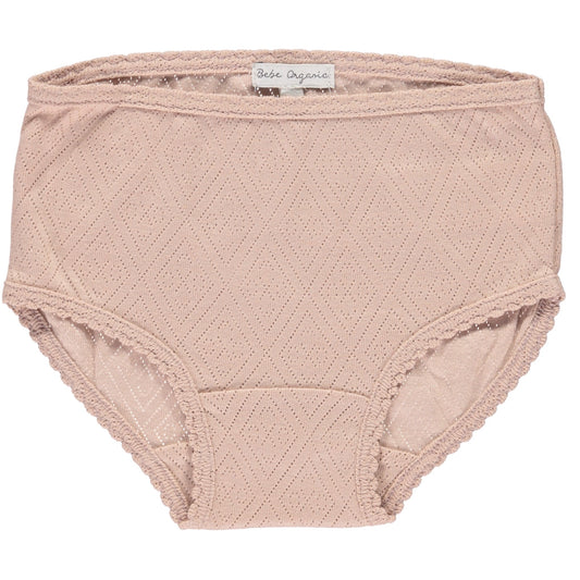 女童粉色棉内裤