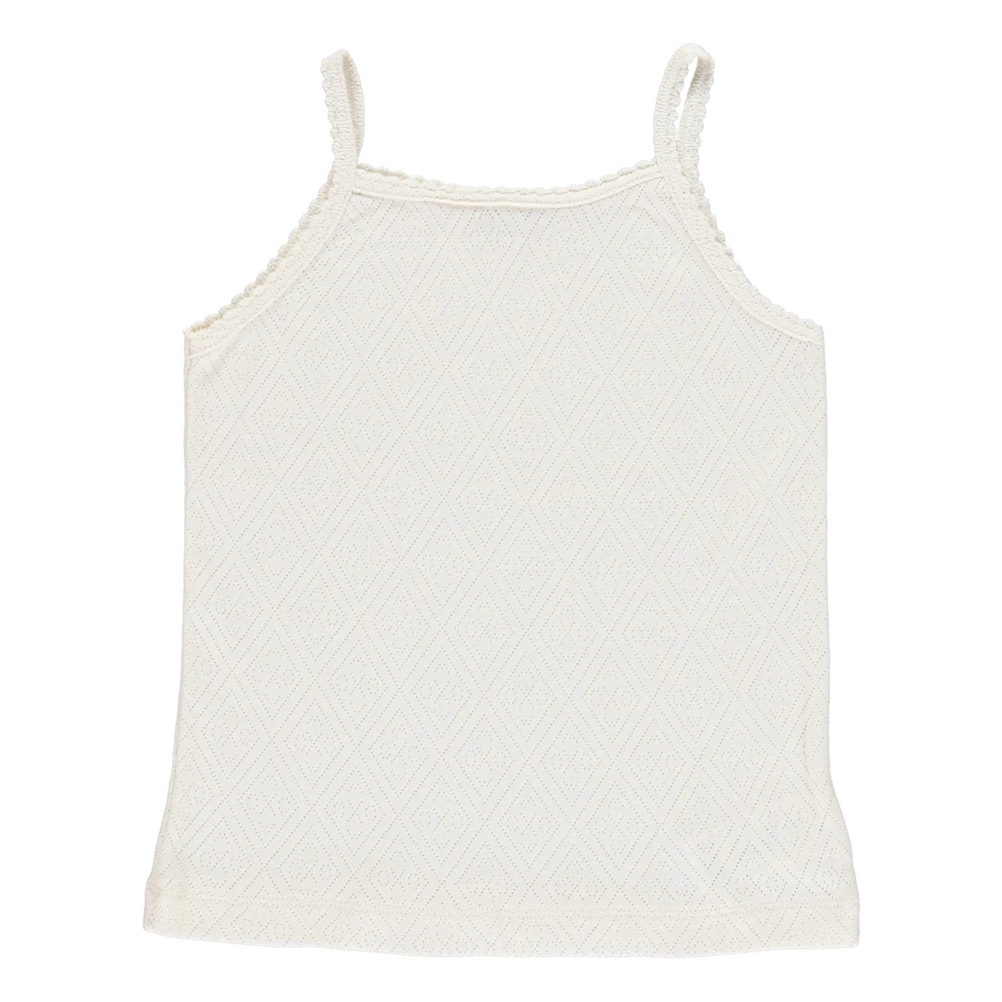 女童白色棉背心