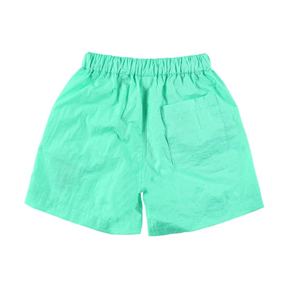 儿童薄荷绿短裤