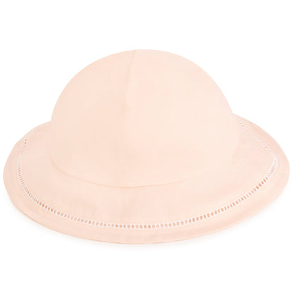 女童粉色棉帽子