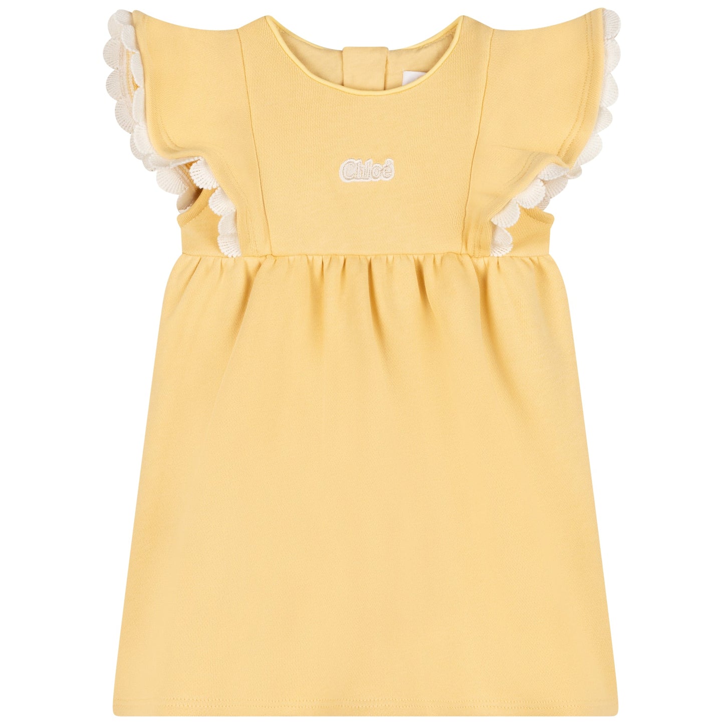 女婴黄色Logo连衣裙