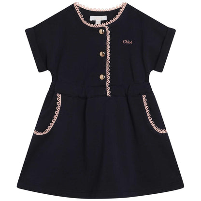 女婴蓝色连衣裙