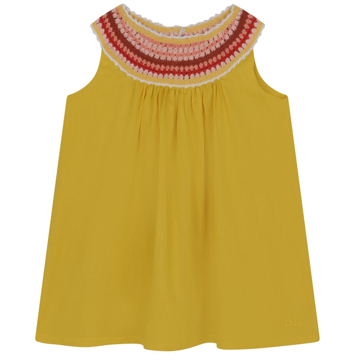 女婴黄色连衣裙