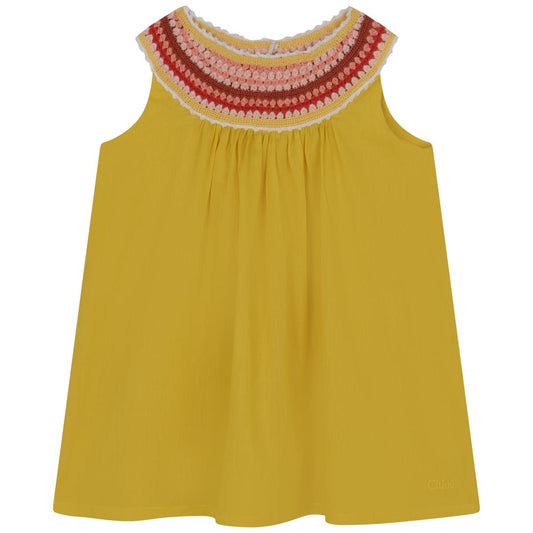 女婴黄色连衣裙