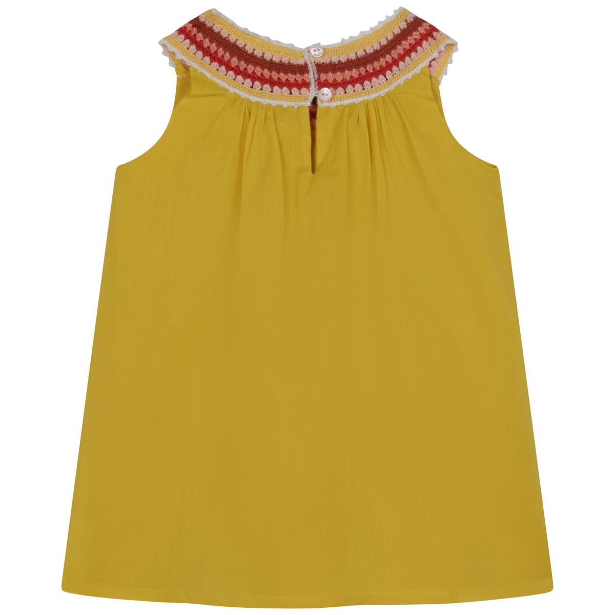女婴黄色连衣裙
