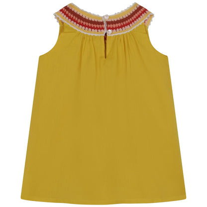 女婴黄色连衣裙