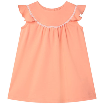 女婴粉色连衣裙