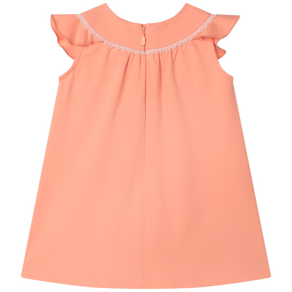 女婴粉色连衣裙