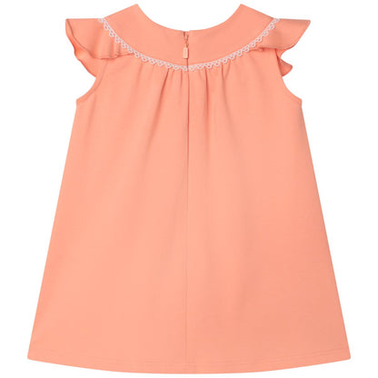 女婴粉色连衣裙