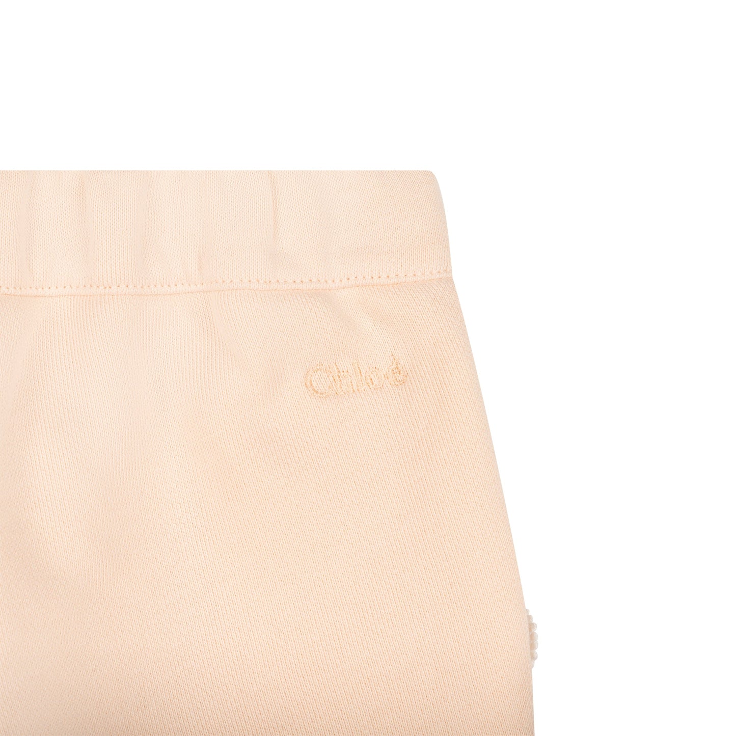 女婴粉色棉长裤