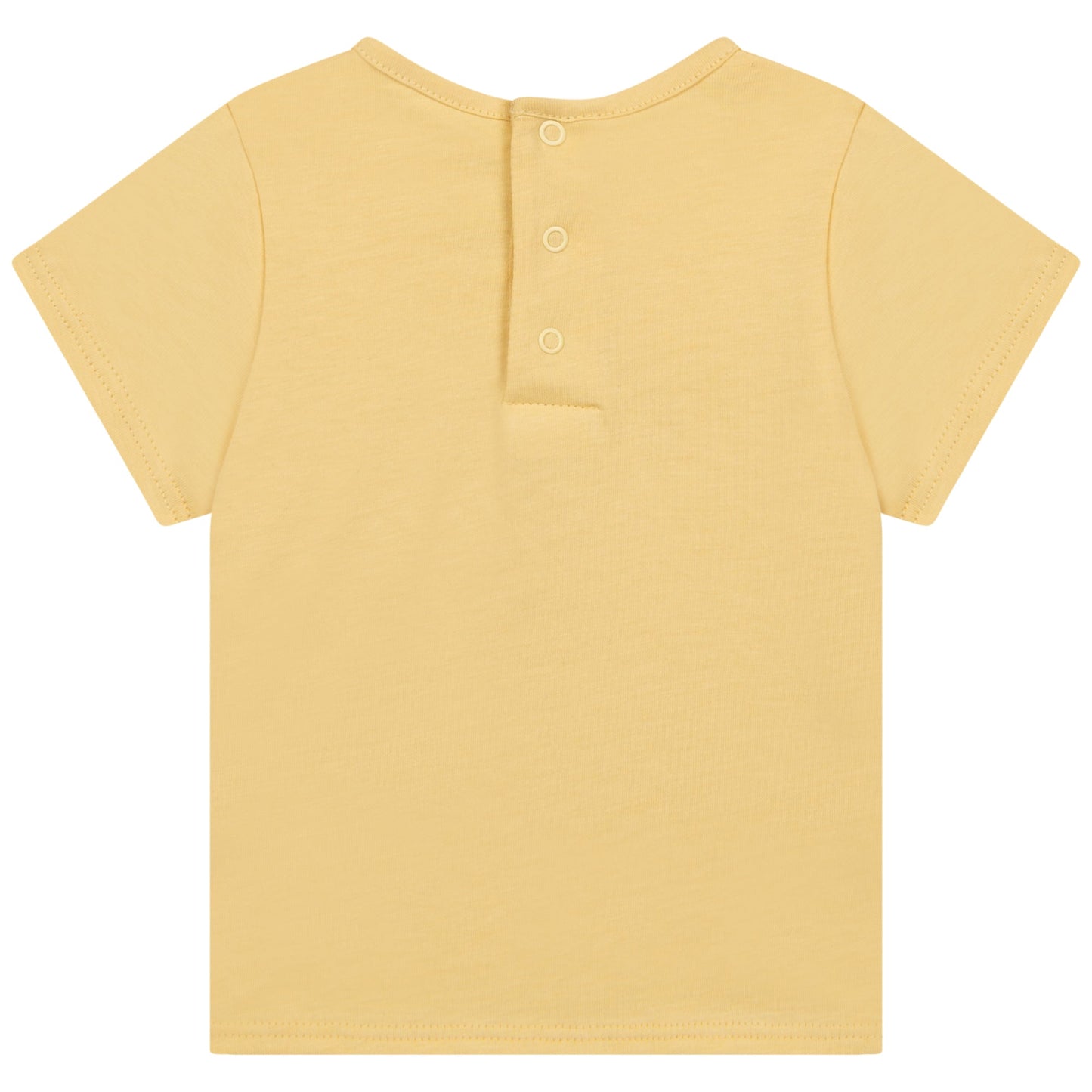婴儿黄色棉T恤