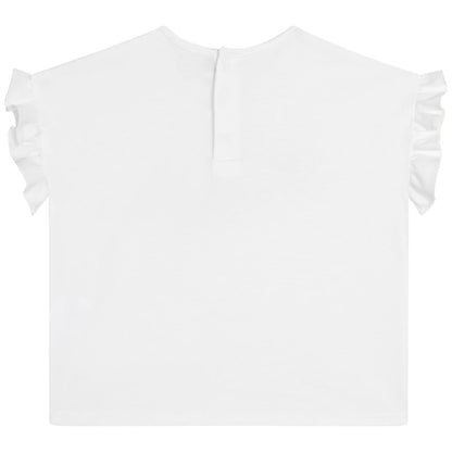 女婴白色T恤