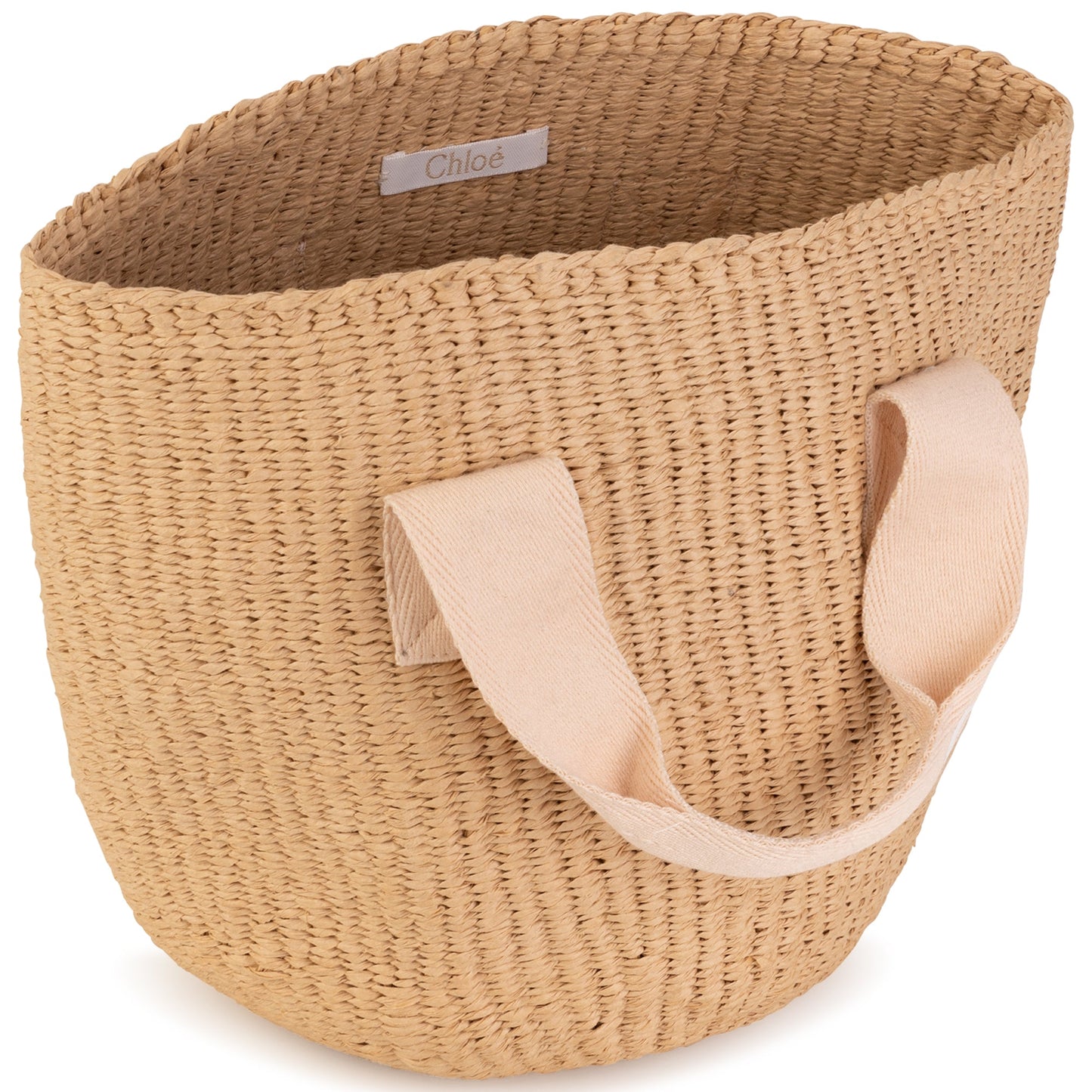 女童米色手提包