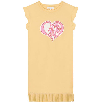 女童黄色连衣裙