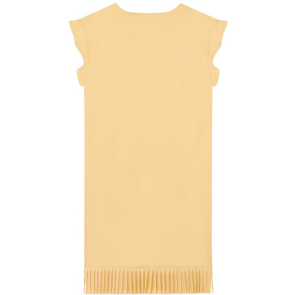 女童黄色连衣裙