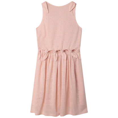 女童粉色连衣裙