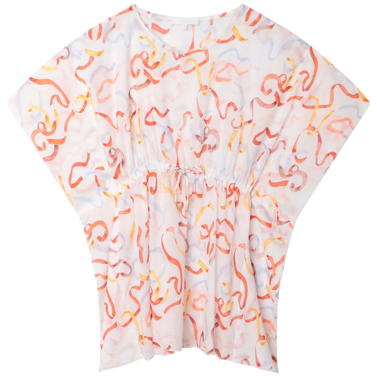 女童白色连衣裙