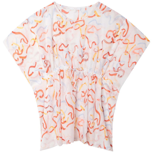 女童白色连衣裙