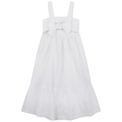 女童白色连衣裙