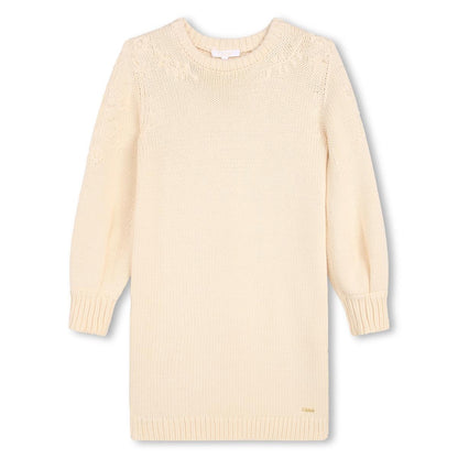 女童白色连衣裙